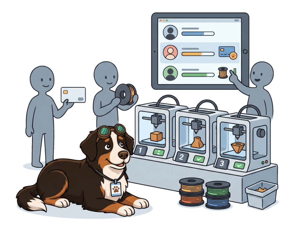 BolloPrint mascot for companies and industrial fleets