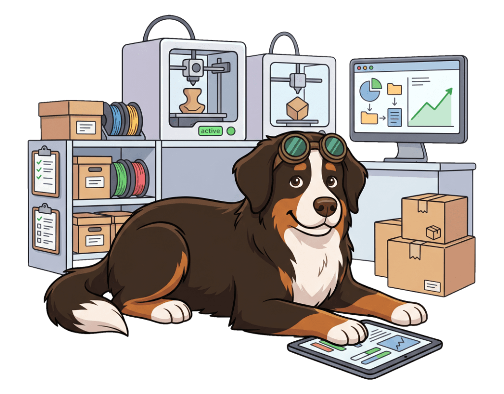 BolloPrint mascot for professional studios